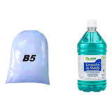 Kit Pó B5 Abrilhantador 1kg + Shampoo Limpador 1l Joia Metal