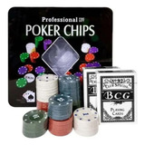 Kit Poker Chips Texas Hold Profissional