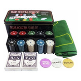 Kit Poker Profissional Texas Hold C/200