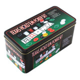 Kit Poker Texas Holdem Lata 200