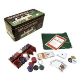 Kit Poker Texas Holdem Lata 200