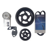 Kit Polia Poly V Para Vw Ar Fusca Com Roda Fônica