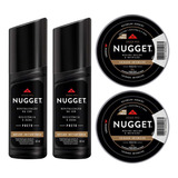 Kit Polidor De Sapato Preto Nugget