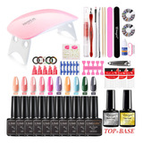 Kit Poligel Presilhas Acrílicas Completo Unhas