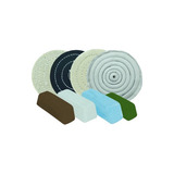 Kit Polimento Completo 6 Pol. Para Facas Cutelaria
