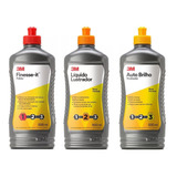 Kit Polimento Finesse + Auto Brilho + Liquido Lustrador 3m