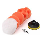 Kit Polimento Moto Roda Espelhamento Lixa Kou Furadeira 7pç
