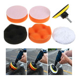 Kit Polimento Moto Roda Espelhamento Lixa Kou Furadeira 7pç