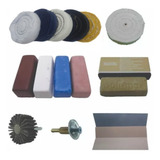 Kit Polimento Moto Roda Espelhamento Plastico Acrilico Lixa