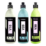 Kit Polimento Vonixx V10 Corte + V20 Refino + V30 Lustro