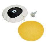 Kit Polir E Lixar P/ Furadeira C/ 4 Pçs 