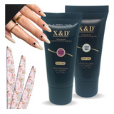 Kit Polygel Poligel Reposição E 2 Gels + Lixa Banana