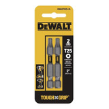 Kit Ponta Torx C/ 2 Pçs Tx25 Tough Grip Dewalt Dwa2tx25 -2 L