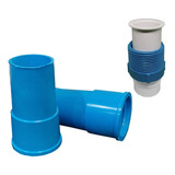 Kit Ponteira + Adaptador Para Mangueira 38mm Para Piscinas 