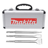 Kit Ponteira Talhadeira Sds-plus 3 Pcs Para Martelete Makita