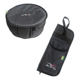 Kit Porta Baquetas Bateria Com Bag