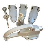 Kit Porta Camara Fria N°4 Trinco+castanha+dobradiça+empurrad