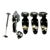 Kit Porta Camara Fria N°4 Trinco+castanha+dobradiça+empurrad