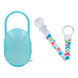 Kit Porta Chupetas Bebe Infantil Com