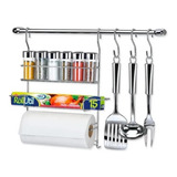 Kit Porta Condimentos E Rolos De Papel P/ Pendurar 4112