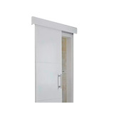Kit Porta Correr De Embutir Roldana Côncava 4rodas Sem Porta