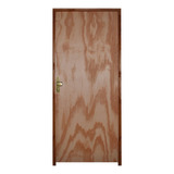 Kit Porta De Madeira 210x80cm Batente 14cm Fechadura Golf Wt