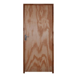 Kit Porta De Madeira 210x80cm Batente 9cm Fechadura Wt