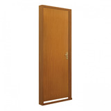 Kit Porta De Madeira Lisa Nevada Mgm 215cmx84cm Ci