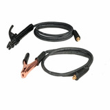 Kit Porta Eletrodo E Garra Negativa Engate De 9mm Cabo 16mm