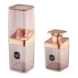 Kit Porta Sabonete Líquido/ Porta Escovas Rose Slim Uz
