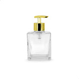 Kit Porta Saboneteira Sabonete Liquido De 240ml Válvula Luxo