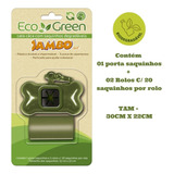 Kit Porta Saquinho Cata Caca Eco Green Com 2 Rolos