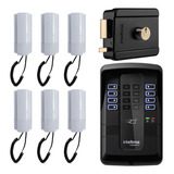 Kit Porteiro Intelbras 6 Interfones E Fechadura Fx500