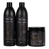 Kit Pós Progressiva Óleo De Argan Ouro Marroquino Naturiun