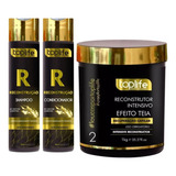 Kit Pós Química Tratamento Capilar Reconstrutor Intensivo