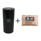 Kit Pote Dark Vacuum 2,5l Preto + Boveda 67g Cultivo Indoor