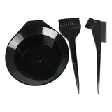 Kit Pote Pincel Pintar Cabelo Conjunto Cumbuca Tintura 3 Pçs