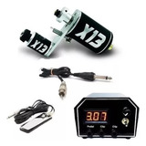 Kit Power New + Máquina Rotativa X13 Tattoo Tatuagem