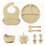 Kit Prato Copo Colher Infantil Introdução Alimentar Bebê