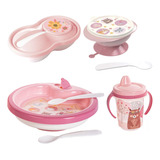 Kit Prato Infantil Térmico Tigela Papinha Copo Bichinhos