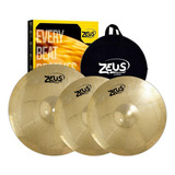 Kit Prato Zeus Beginner Hi-hat 13 / Crash 16 + Bag