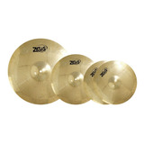Kit Prato Zeus Beginner Hi-hat 14 / Crash 16 / Ride 20 