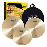 Kit Pratos Bateria Zeus Custom Set C B-20
