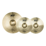 Kit Pratos De Bateria Zeus Custom Crash 16'' E Hi-hat 14''