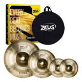 Kit Pratos Para Bateria 14'' 16'' 20'' Zeus Hybrid Set C B20