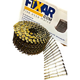Kit Prego Anelado 2,3x50 Mm Para Pregador Pneumatico Pp550 Cx Com 10 Rolos Com 300 Pregos Cada