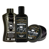 Kit Premium Mister Boss Pomada Modeladora