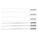 Kit Preparo Churrasco 6 Espetos 70cm 3 Espada E 3 Duplo