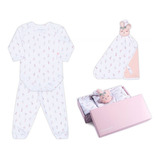 Kit Presente Acessórios Bebê Floral 22019