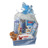 Kit Presente Bebe Cesta Enxoval Maternidade Mamadeira Escova